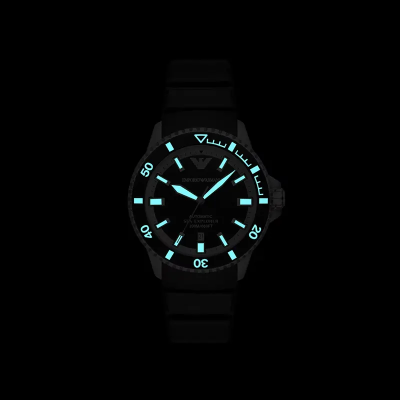 Emporio Armani Automatic Black Dial Men’s Watch- AR60078